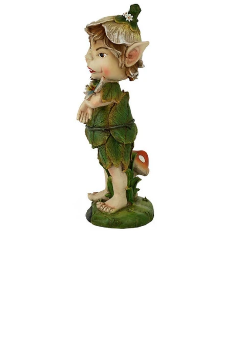 12.5" Perry The Pixie Mythical Garden Gnome Statue 8 12.5" Perry The Pixie Mythical Garden Gnome Statue - Image 6