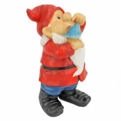 10.5" Sneezing Gnome Hand Painted Outdoor Garden Statue -Christmas Decoration Store dtosc20qm2432600 3 40388.1663776754