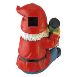 9.5" Light Flashing Gnome Hand Painted Outdoor Garden Statue -Christmas Decoration Store dtosc20qm2530600 3 74693.1588362704