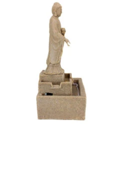 23.5" Buddha Meditative Cascading Illuminated Sculptural Garden Fountain -Christmas Decoration Store dtosc20qn164006 6 38601.1665089291