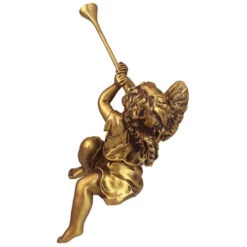 13.5" Angels Of St. Peters Square Trumpeting Cherub 13 13.5" Angels Of St. Peters Square Trumpeting Cherub -Christmas Decoration Store dtosc je30802 6 73582.1664121688