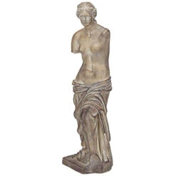 15.5" Beige Distressed Venus De Milo Goddess Statue -Christmas Decoration Store dtosc jq8451 2 24752.1663773982