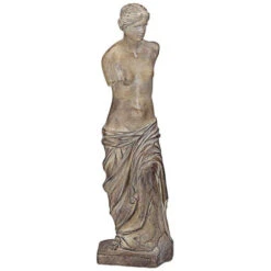 15.5" Beige Distressed Venus De Milo Goddess Statue -Christmas Decoration Store dtosc jq8451 3 88958.1663773982