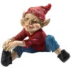 9.5" Red And Blue Eccentric Stretching Elf Outdoor Garden Statue 1 9.5" Red And Blue Eccentric Stretching Elf Outdoor Garden Statue -Christmas Decoration Store dtosc ly590662 1 22597.1588414734