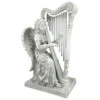 29" Gray Music From Heaven Outdoor Garden Angel Statue -Christmas Decoration Store dtosc ng29970 1 13833.1587645068