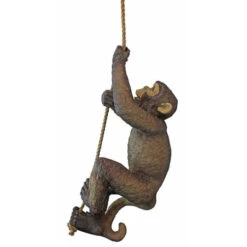 20" Brown And Beige Makokou The Climbing Monkey Figurine -Christmas Decoration Store dtosc ng32154 4 23820.1665581824