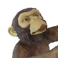 20" Brown And Beige Makokou The Climbing Monkey Figurine -Christmas Decoration Store dtosc ng32154 6 83878.1665581824