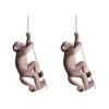 Set Of 2 Brown And Beige Makokou The Climbing Monkey Figurine 20" 1 Set Of 2 Brown And Beige Makokou The Climbing Monkey Figurine 20" -Christmas Decoration Store dtosc ng932154 1 49224.1587644734