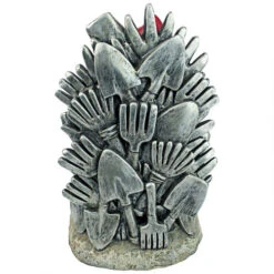 10" Gray And Red Game Of Gnomes Outdoor Garden Statue -Christmas Decoration Store dtosc ql30818 6 49726.1665520824