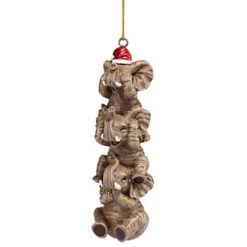 3ct Brown And Red Elephant Hanging Christmas Ornament 5" 10 3ct Brown And Red Elephant Hanging Christmas Ornament 5" -Christmas Decoration Store dtosc qs994879 3 38019.1587644728