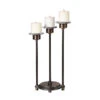 18.75” Bronze Amal Coffee Candleholder