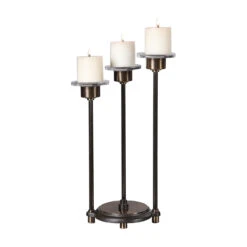 18.75” Bronze Amal Coffee Candleholder