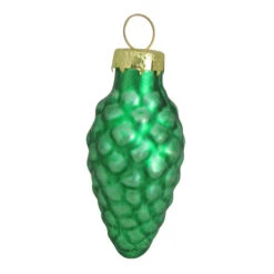 56ct Matte Green Glass Pinecone Christmas Ornaments 1.75" (45mm) -Christmas Decoration Store dwhi2028996 88582.1645144964