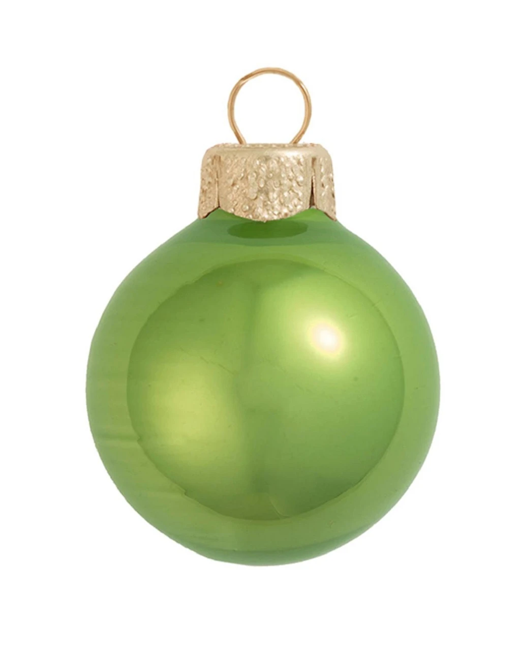 12ct Lime Green Pearl Glass Christmas Ball Ornaments 2.75" (69mm) 3 12ct Lime Green Pearl Glass Christmas Ball Ornaments 2.75" (69mm)