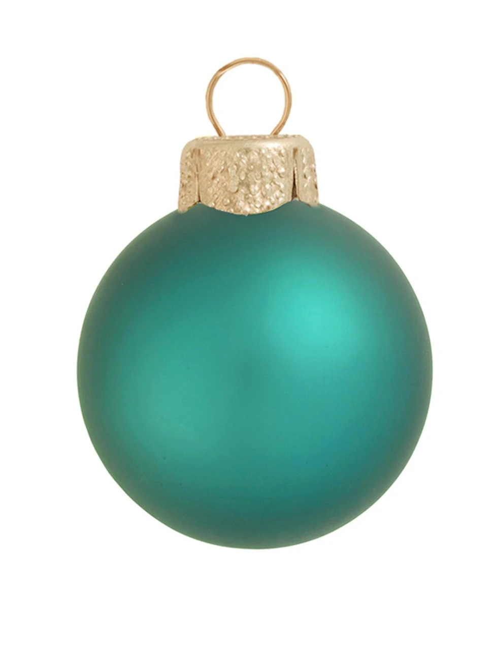 8ct Teal Green Matte Glass Christmas Ball Ornaments 3.25" (80mm) 3 8ct Teal Green Matte Glass Christmas Ball Ornaments 3.25" (80mm)