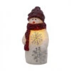 6.50" White And Red LED Snowman Candle - Medium 2 6.50" White And Red LED Snowman Candle - Medium -Christmas Decoration Store dwing lxn96378 1 24256.1587644102