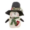 17" White Lovely Snowman With Black Top Hat -Christmas Decoration Store dwing tdx69344 26421.1588349981