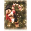 14" Beige Lovely Burlap Snowman With Decorative Candy Cane -Christmas Decoration Store dwing tdx76331 36989.1588349782