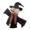 8" Plush Snowman In Black Witch's Hat And Scarf Christmas Figure -Christmas Decoration Store dwing tdx76347 1 02660.1588406310