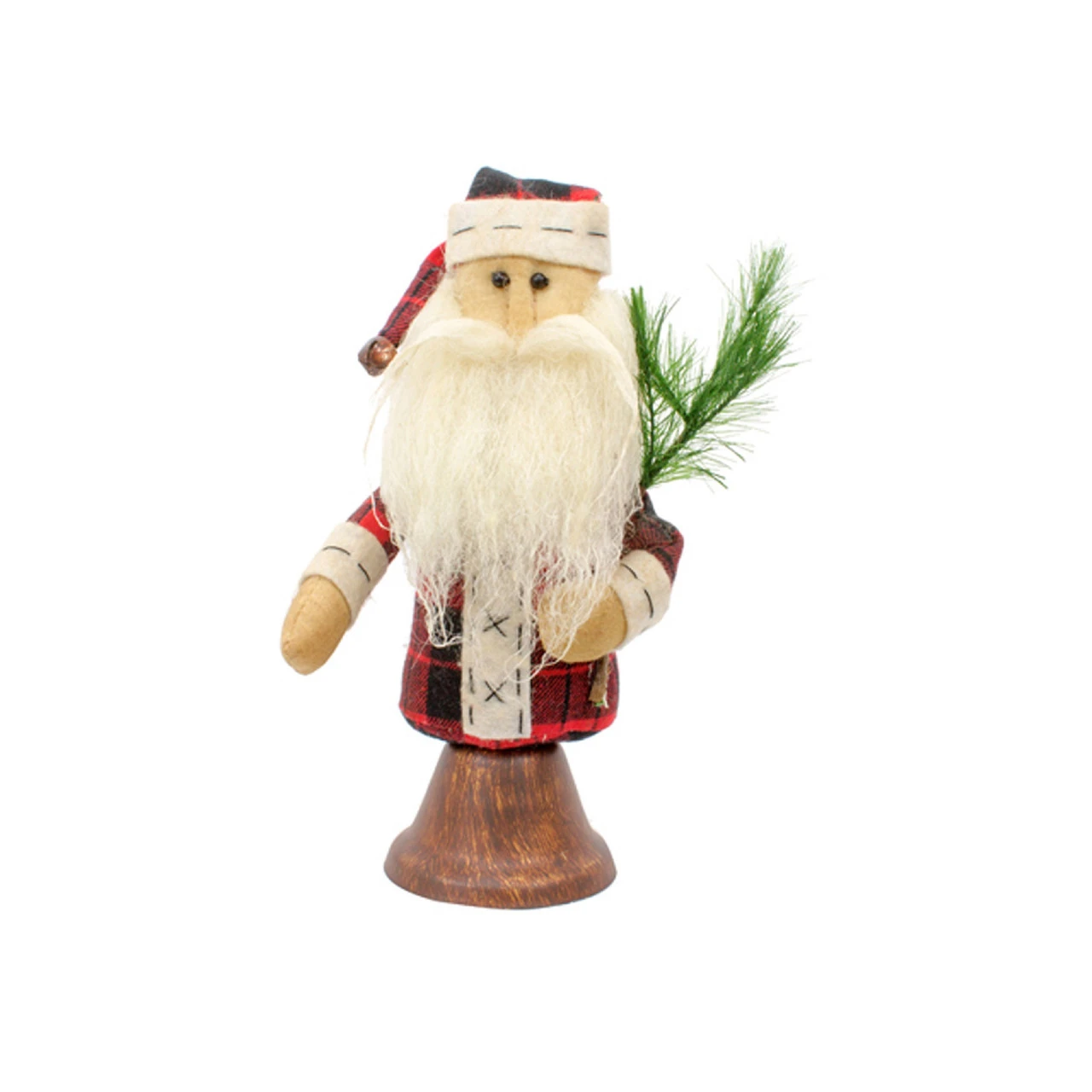 8.25" Red And White Santa Bell 3 8.25" Red And White Santa Bell