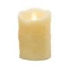 4.75" Ivory Essence Glow Cake Battery Operated LED Flicker Flameless Pillar Candle