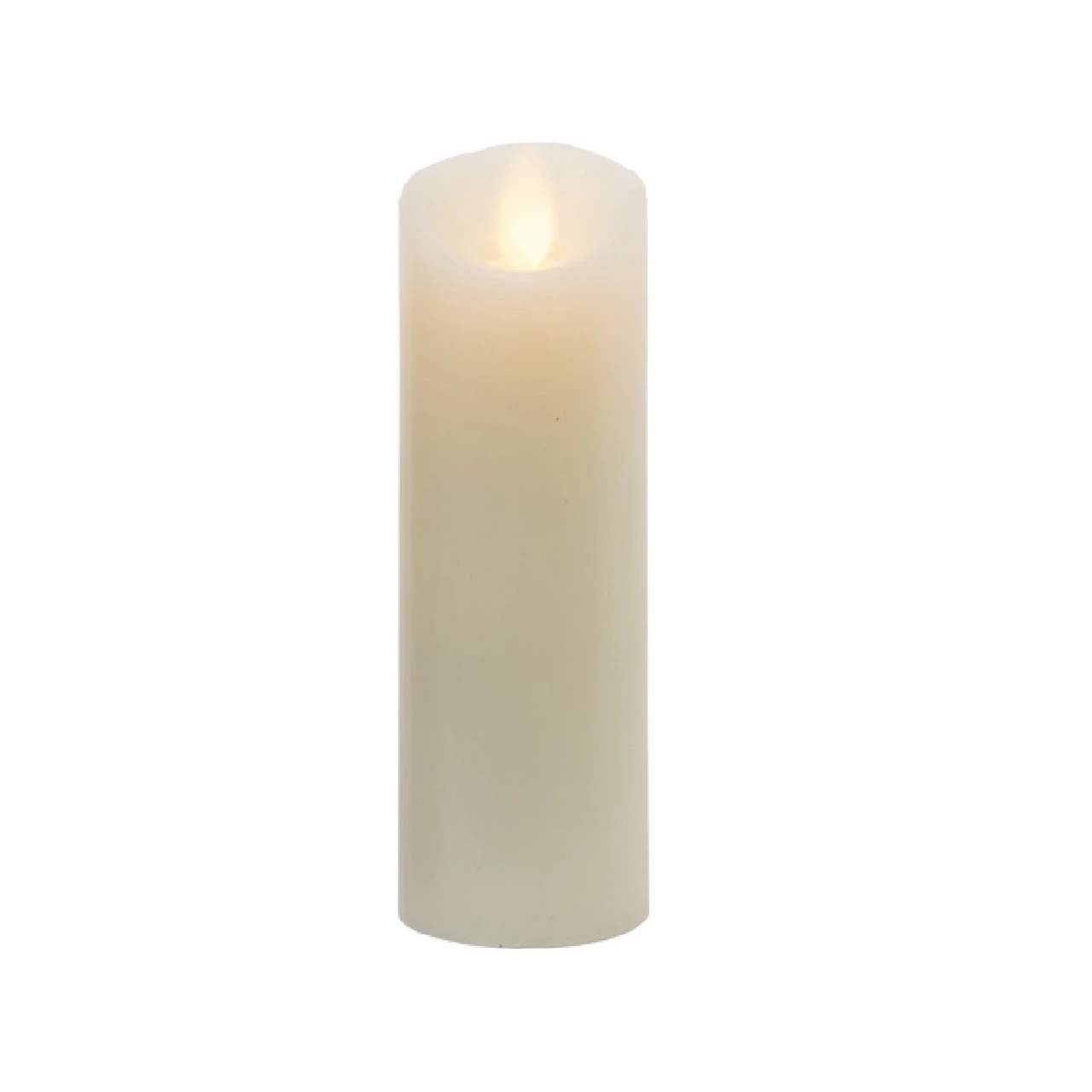 6" Slender Ivory Battery Operated Flicker Flameless Pillar Candle 3 6" Slender Ivory Battery Operated Flicker Flameless Pillar Candle