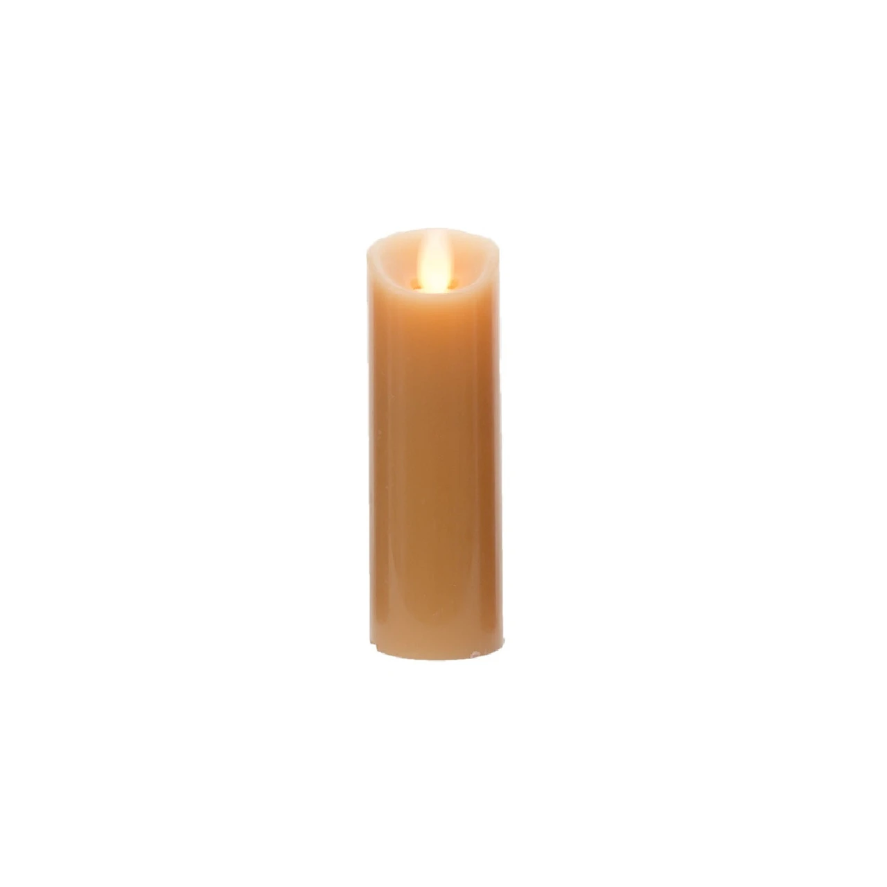6" Slender Tan Battery Operated Flicker Flameless Pillar Candle 3 6" Slender Tan Battery Operated Flicker Flameless Pillar Candle