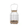 10” Beige And Silver Large Burlap Cage Lantern - 34136218 1 10” Beige And Silver Large Burlap Cage Lantern - 34136218 -Christmas Decoration Store dwing tmx89261 1 38470.1588349775