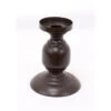 5.25" Black Candle Holder - Small