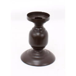 5.25" Black Candle Holder - Small