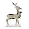 13" Antique White Wooden Reindeer With Bell Decor 2 13" Antique White Wooden Reindeer With Bell Decor -Christmas Decoration Store dwing wxn96932 30861.1588349993