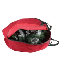 36" Red And Black Zip Up Christmas Wreath Storage Bag 7 36" Red And Black Zip Up Christmas Wreath Storage Bag -Christmas Decoration Store dyno 11536 206 3 80356.1599268557