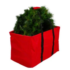 22" Red Collapsible Multi-Purpose Christmas Storage Bag With Carrying Handles -Christmas Decoration Store dyno 77097 1 3 30755.1665610427