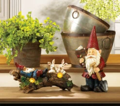 15" Red And Black "Welcome" Gnome Garden Statue 8 15" Red And Black "Welcome" Gnome Garden Statue -Christmas Decoration Store dznt 4505479v 3 24466.1664466679