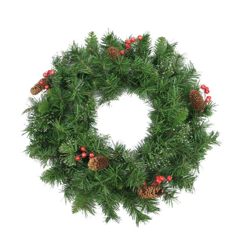 Northlight Iced Mixed Pine Berries And Pinecones Artificial Christmas Wreath - 24-Inch, Unlit 3 Northlight Iced Mixed Pine Berries And Pinecones Artificial Christmas Wreath - 24-Inch, Unlit