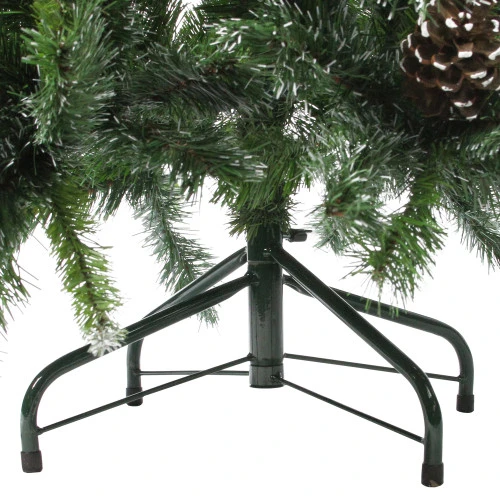 Northlight 4' Snowy Delta Pine With Pine Cones Full Artificial Christmas Tree - Unlit 7 Northlight 4' Snowy Delta Pine With Pine Cones Full Artificial Christmas Tree - Unlit - Image 5