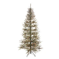 Northlight 7' Pre-Lit Warsaw Twig Two-Tone Artificial Christmas Tree - Clear Lights