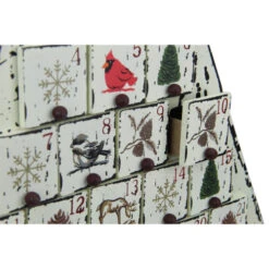 17.25" Weathered White Tree Shaped Christmas Advent Calendar -Christmas Decoration Store gerson 2005360 2 43928.1588349793