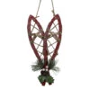 12" Red Hanging Snowshoe Christmas Wall Decoration 2 12" Red Hanging Snowshoe Christmas Wall Decoration -Christmas Decoration Store gerson 2376930b 96677.1588405811
