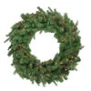 Pre-Lit Green Hunter Fir Artificial Christmas Wreath - 24-Inch, Clear Lights 1 Pre-Lit Green Hunter Fir Artificial Christmas Wreath - 24-Inch, Clear Lights -Christmas Decoration Store gki 100027164 12907.1588371082