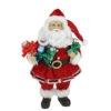 Northlight 12" Red And White Santa Claus Holding Tootsie Pops Christmas Tabletop Decoration
