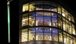 24 Count LED Lighted Dripping Icicle Tube Christmas Decoration - Green Lights