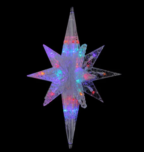 19" LED Multi-Colored 3D Bethlehem Star For Indoor/Outdoor Christmas Decor 4 19" LED Multi-Colored 3D Bethlehem Star For Indoor/Outdoor Christmas Decor - Image 2