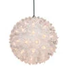 Clear Lighted Hanging Starlight Sphere Outdoor Christmas Decoration 6" (150MM)