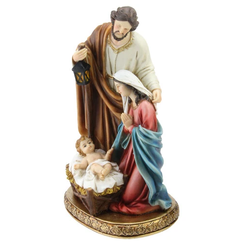 Northlight 11.5" Vibrantly Colored Holy Family Christmas Nativity Tabletop Decor 4 Northlight 11.5" Vibrantly Colored Holy Family Christmas Nativity Tabletop Decor - Image 2
