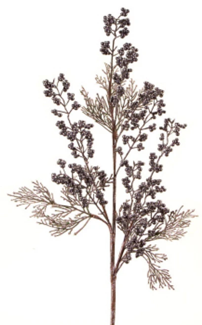 Melrose 31" Antique Brown Plum Cedar Artificial Christmas Spray 3 Melrose 31" Antique Brown Plum Cedar Artificial Christmas Spray