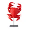 16.5" Red And Black With Open Claws Crab Statuary -Christmas Decoration Store imax2023397 41459.1588350994