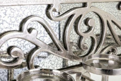 21.5" Gray Geometric Patterned Wall Mount Candle Holder -Christmas Decoration Store imax 75114 3 19040.1588350777