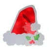Christmas Central 12.5" Lighted White And Red Santa Hat Christmas Window Silhouette Decoration 1 Christmas Central 12.5" Lighted White And Red Santa Hat Christmas Window Silhouette Decoration -Christmas Decoration Store impact 13408 1 88758.1588406586