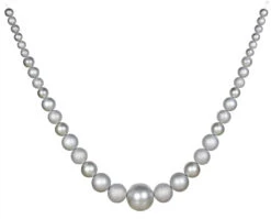 11' Silver Shatterproof Artificial Christmas Ball Garland - Unlit